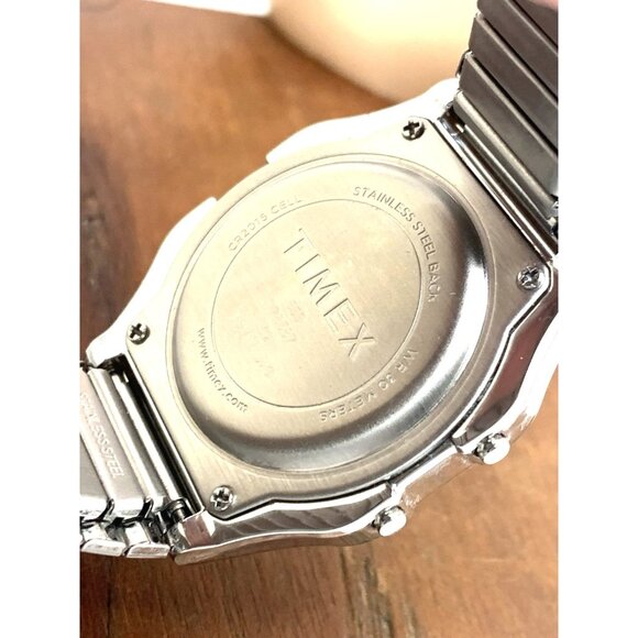 Timex Men's Watch T78587 Quartz Digital Silver Case 35mm Steel Expansion Band - Picture 6 of 15